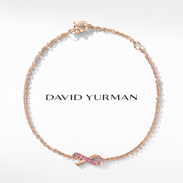 David Yurman limited-edition assortment of pink jewelry.